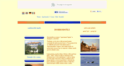 Desktop Screenshot of apartments-kampor.com