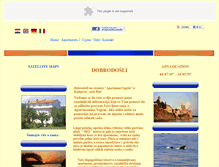 Tablet Screenshot of apartments-kampor.com